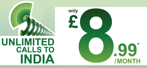 Unlimited calls to India from US