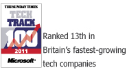Zamir Telecom Placed #13 in The Sunday Times Tech Track 100